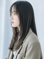 フレイムス ヘアアンドリラックス 赤羽店(Frames hair&relax) 清楚系大人ストレート20代30代40代◎前髪あり艶髪ロングヘア赤羽