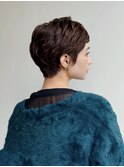 大人ベリーショート短め前髪フレンチヘアK20260510