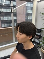 ハイパー ヨコハマ(HYPER yokohama)&nbsp;韓国風センターパート【メンズ/パーマ/横浜】
