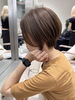 メゾンマイル 恵比寿(maison mile)&nbsp;大人綺麗なハイライトカラー/白髪ぼかし/丸みショート/恵比寿駅