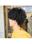 ニュアンスツーブロックヘア