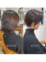アイル(I'll)&nbsp;【Hair Make I`ll 奈良】　ビフォーアフター