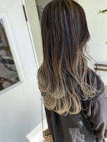 ナイーブヘアデザイン(NAiVE HAIR DESIGN)&nbsp;【NAiVE hair】バレイヤージュカラーベージュ
