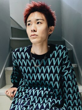 サル 代官山(SAL) 【SAL】赤髪メンズショート＊菅原誠＊