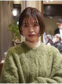 ミニボブ/ぱつっとボブ/ショートボブ/前下がり/大阪/茶屋町/梅田