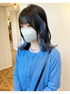 フォルメージ(formage) インナーカラー個性派ブルー