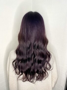 ユートピア(U topia) #ブリーチ1回で作る　#ラベンダーベージュ　#透明感カラー