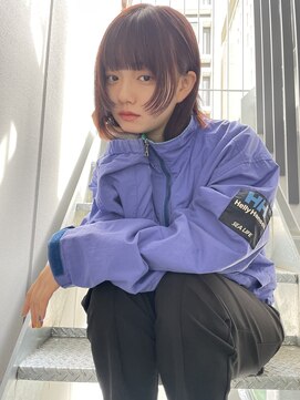 ロンドプロフィール 浦和(Lond profil) 顔まわりレイヤー ブラウンカラー ミディアム