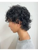 マッシュレイヤースパイラルパーマ
