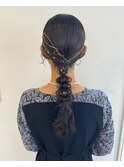 タイトアレンジ/ポニーテール/編みおろし/ヘアアレンジ/小山