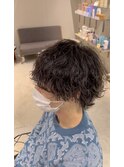 波巻きツイストスパイラルパーマ