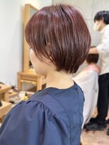 セイドット オモテサンドウ(Say. omotesando)&nbsp;say.こなれミディ前髪イメチェン秋カラーショートボブハイライト