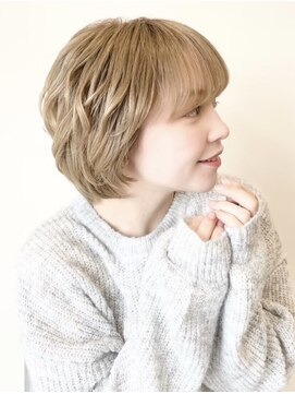 アイ(I.) 【 Ｉ. 】30代からのナチュラル前下がりショートボブ　川口