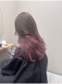 グラデーション デザインカラー ブリーチ 三宮