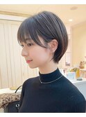 丸みショートボブ