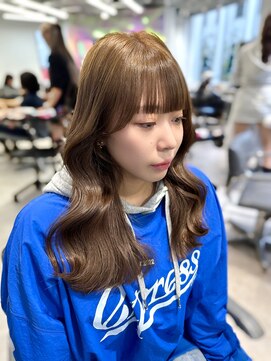 ユーフォリア 渋谷グランデ(Euphoria SHIBUYA GRANDE) ブリーチなしハニーベージュカラー◎