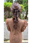 TAKAKOstyle☆結婚式　お呼ばれツイン編み下ろし