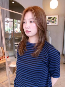 ディドゥダ(di doo dah) 顔周りレイヤー×natural beige