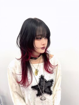 ロサ ファイブヘアー(Rosa..5Hair) 赤裾カラー