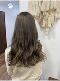 ロング 透明感カラー
