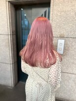 ジーナ  札幌大通(Zina)&nbsp;美髪＊ブリーチありピンクカラー＊髪質改善TR＊Zina札幌大通