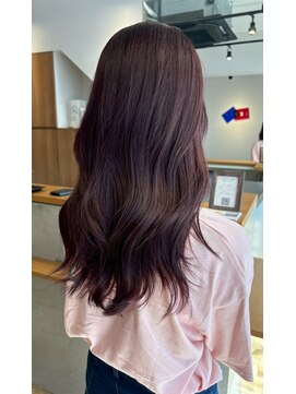 アカラ(acala) 大人ピンクブラウン【30代/イルミナカラー/縮毛矯正/髪質改善】