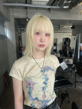 ナループロア ルームー(Nalu pu loa ROOMOO) 抜きっぱなしブロンド/ケアブリーチ/ハイトーンカラー