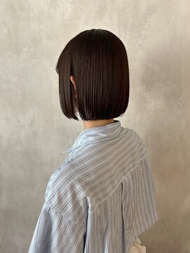 髪質改善/顔周りレイヤーカット/グレージュ[千葉/千葉駅]