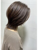 ヘアカラー専門店fit color 平井店【フィットカラー】オーガニックカラー/白髪染め&nbsp;ダークアッシュ/似合わせカット/ミディアムレイヤーカット[平井]