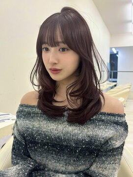 アイトーキョーエス 渋谷(AI TOKYO S) レイヤー/レイヤーカット/渋谷/ラベンダー/ブラウン