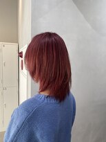 エイト プラット 渋谷2号店(EIGHT plat)&nbsp;ダブルカラー　レッド　レイヤーウルフ　3/20