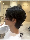 straykidsピリ風長めこぼれセンターパート