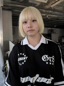 パーク(PAAQ) ダブルカラー＆ブリーチ/ホワイトブロンド/抜きっぱなしブリーチ