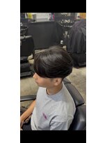 ボルド(MEN'S HAIR SALON BORDO)&nbsp;センターパート＋フェザーパーマ