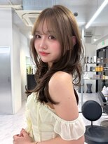 ヴィヴィー 福岡天神店(VIVIE)&nbsp;赤み消しオリーブベージュ/レイヤーカット