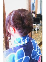 ヘアーアンドメイク アール(hair&make R) ★hair&makeR★編み込みとリボンのアップ