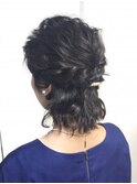 結婚式お呼ばれヘアセット　【mifuyu】