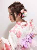 エルパティオ(EL PATIO)&nbsp;浴衣　ルーズなダウンスタイル