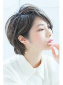 【Rire-リル銀座-】美シルエット小顔耳かけショートボブ☆