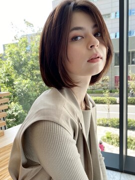 キラ 渋谷(KILLA) イルミナカラーの大人グラボブシアーベージュ【KILLA原宿】