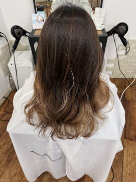 メルシー トータル ブランディング サロン(merci TOTAL BRANDING SALON) 大人綺麗バレイヤージュ/透明感カラー