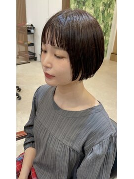 ルーシーバイパム 恵比寿(Lucy by PAM.) ミニボブ×暗髪カラー