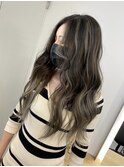 ミルクティーベージュダブルカラーインナーカラーケアブリーチ