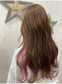 髪質改善×インナーカラー