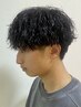 【新規】メンズカット＋パーマ（ツイスト・スパイラルも可）　￥10000→￥9300