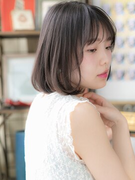カバーヘアアンドスパ ブリス 浦和(COVER HAIR&SPA bliss) ★グレージュアッシュ美髪前下がりAラインボブ20代30代40代★10