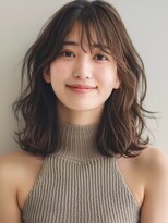 アルトリスト(Altruist Aging×HAIR&SPA)&nbsp;★ダークアッシュ大人ガーリーボブ着物ミディアムレイヤーカット