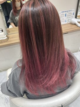 マニクレアーレ 北千住店(mani CREARE) ピンクバレイヤージュ