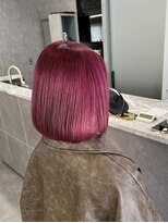 セブンルックスクレオ(7LOOKS creo) ボブ×ピンクカラー