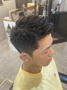 フランクスバーバーリザーブ 人形町店(FRANK’S BARBER RESERVE) パーマショートハンサムショートi